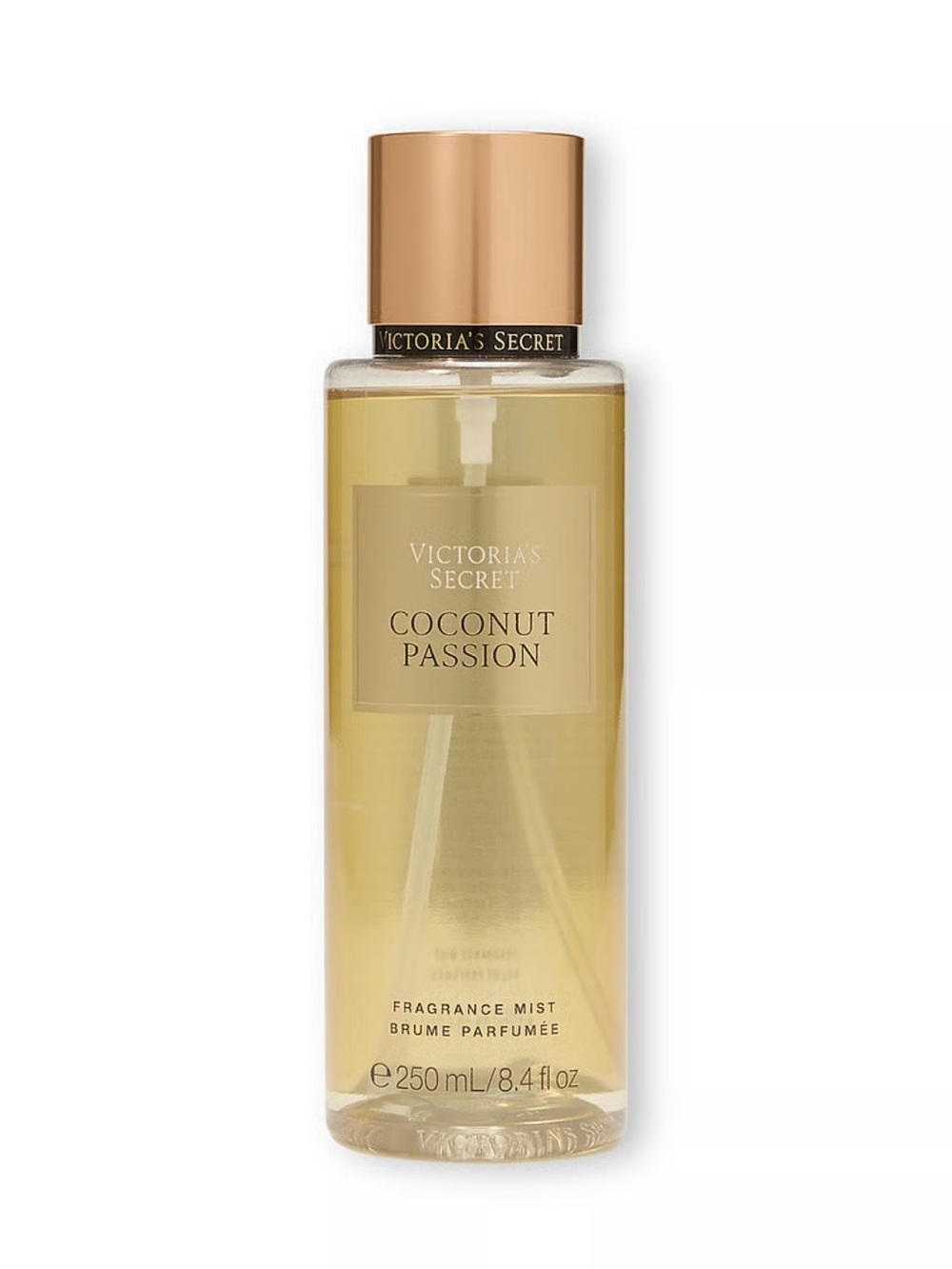 Victoria's Secret Coconut Passion Fragrance Mist - Gold and Clear